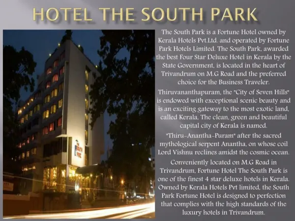 Hotel The South Park