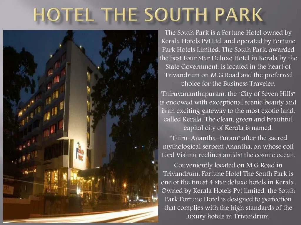 hotel the south park