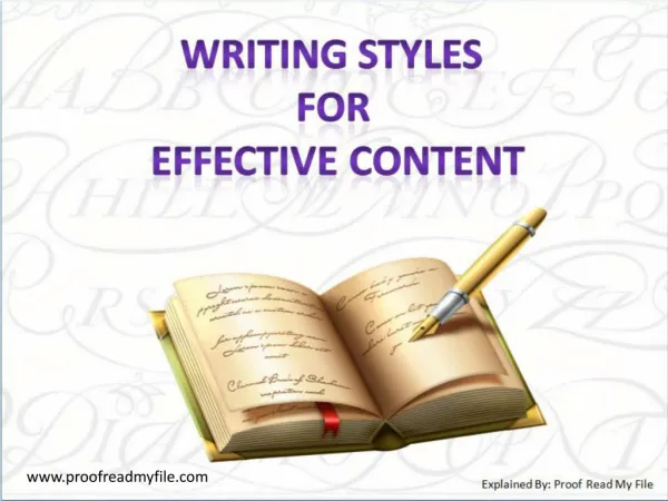 Writing Styles for Effective Content