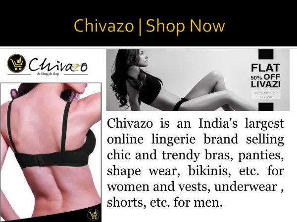 Bra Panty online shopping in india By Chivazo