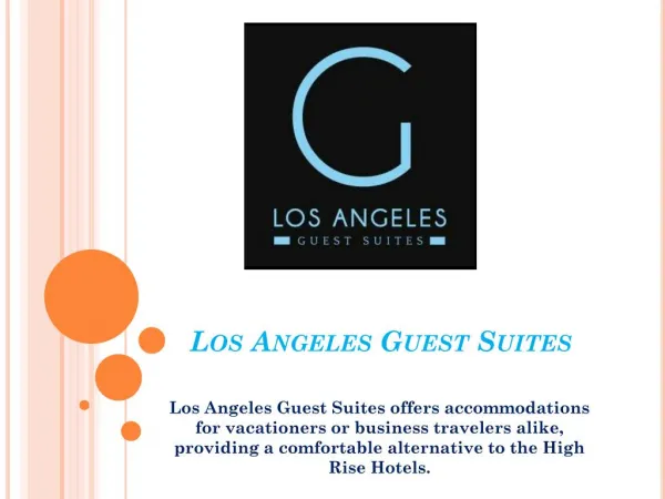 Los angeles guest suites