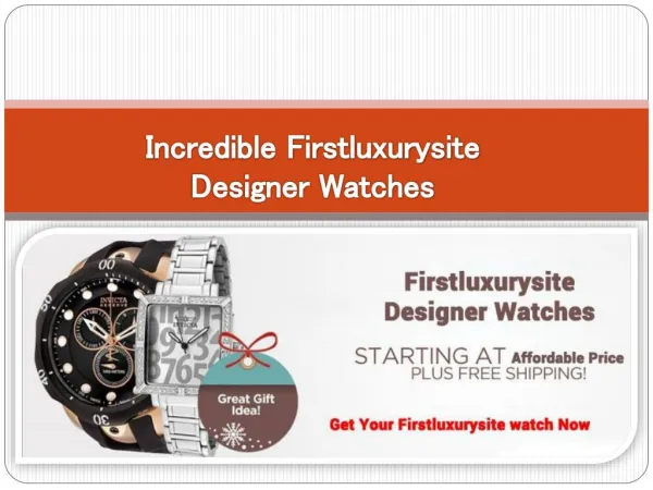 Incredible Firstluxurysite Designer Watches