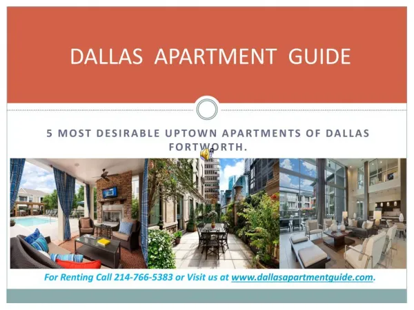 Apartments in Dallas