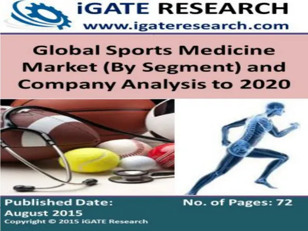Global Sports Medicine Market Analysis to 2020