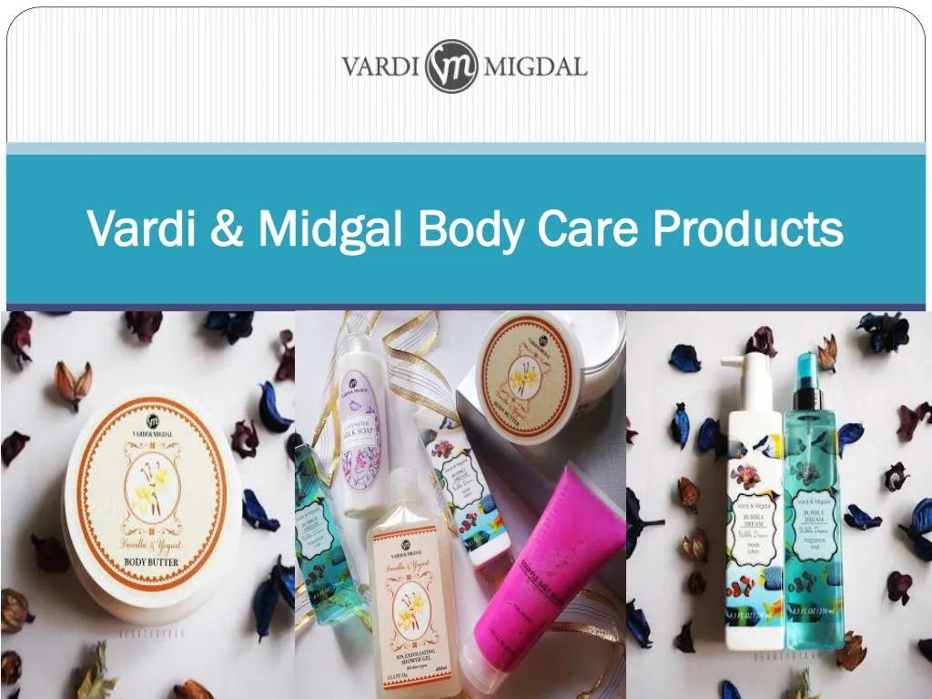 vardi midgal body care products