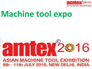 Machine tool expo - slide 1