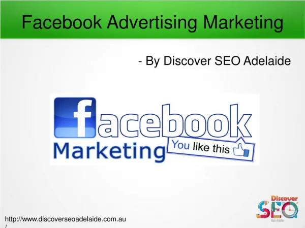 Facebook Advertising Marketing offer by Discover SEO Adelaide