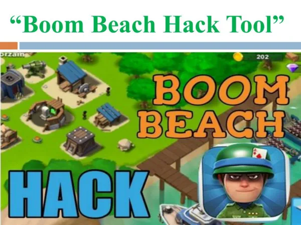 Boom Beach Hack Tool