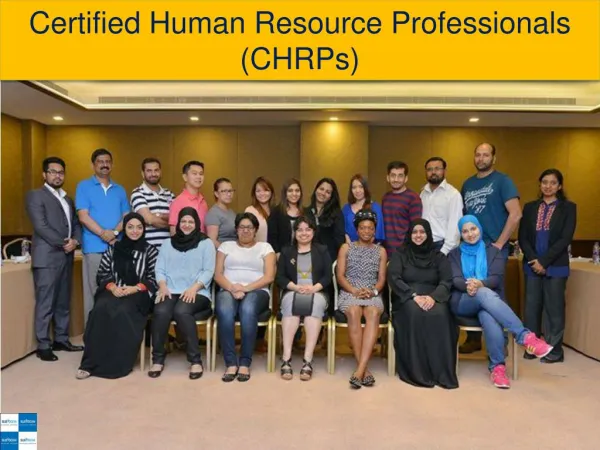 Certified Human Resource Professionals (CHRPs)