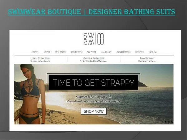 Swimwear Boutique | Designer Bathing Suits