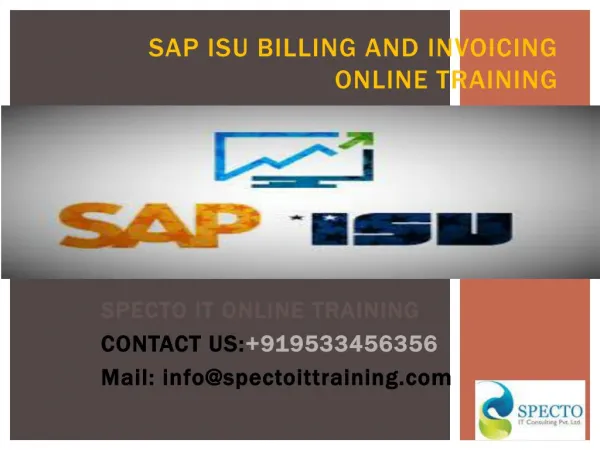 sap isu billing and invoicing online training in pune