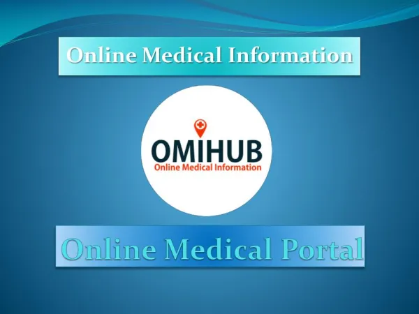 online medical information