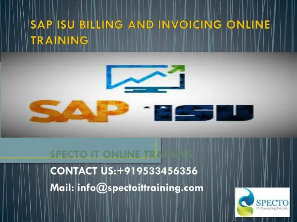 Best sap isu billing and invoicing online training