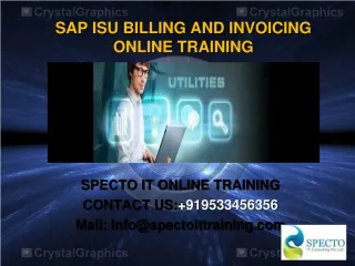 sap isu billing and invoicing online tranining in chennai - slide 1