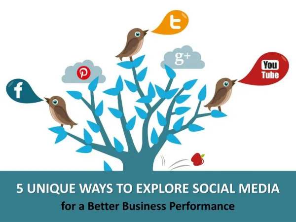 5 Unique Ways to Explore Social Media for a Better Business Performance