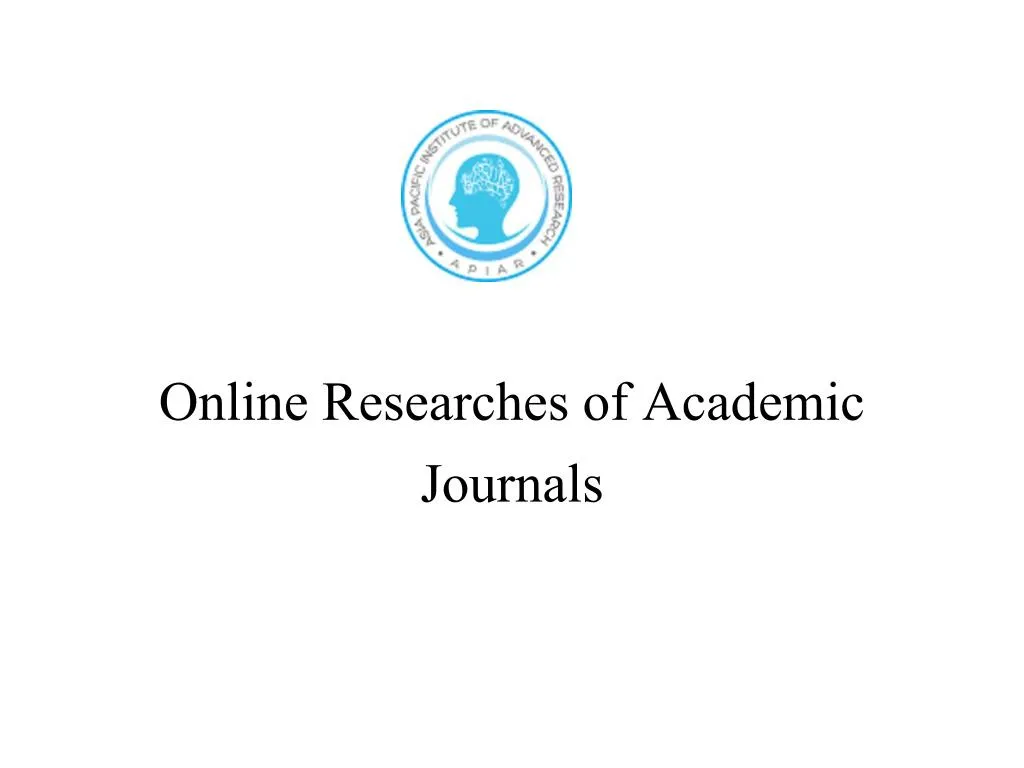 online researches of academic journals