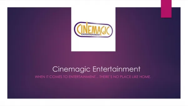 Cinemagic Entertainment Handbook