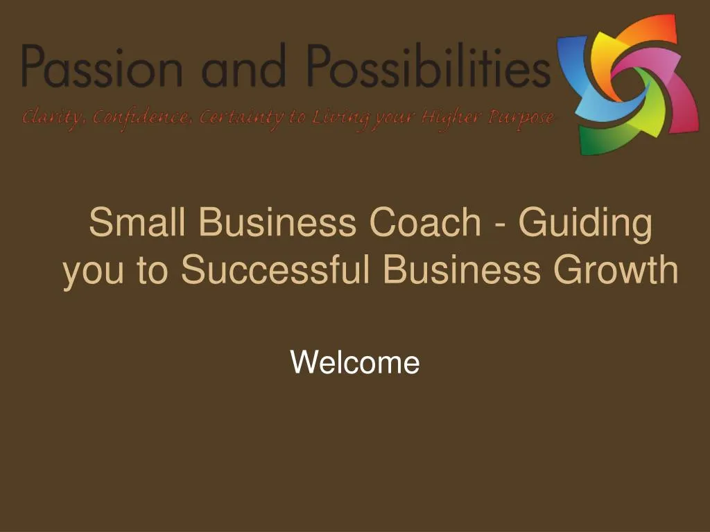 small business coach guiding you to successful business growth