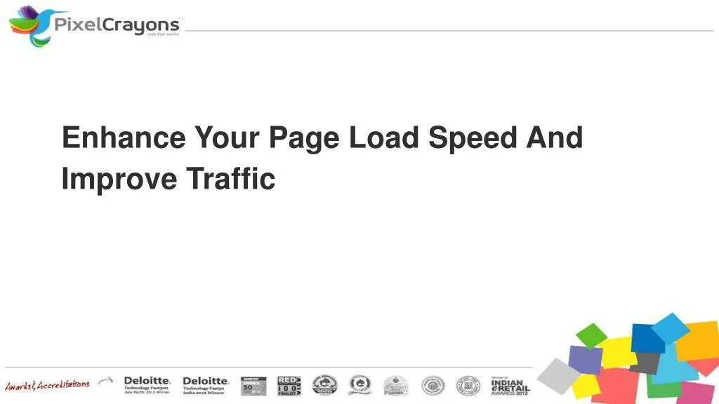 enhance your page load speed and improve traffic
