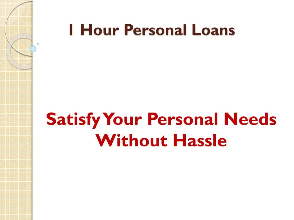 1 hour personal loans