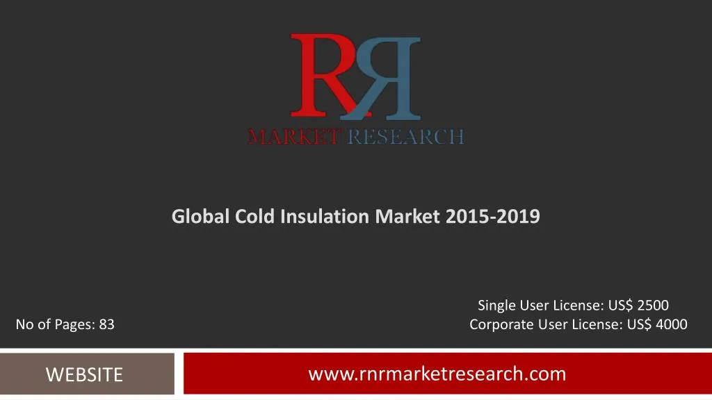 global cold insulation market 2015 2019