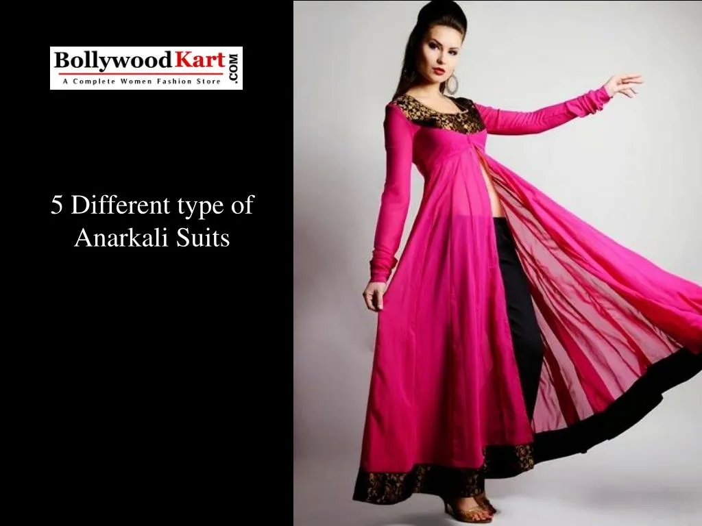 5 different type of a narkali suits
