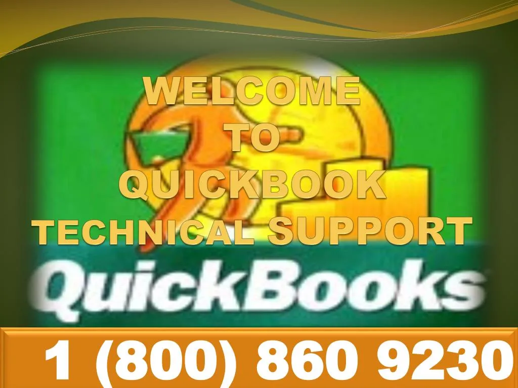 welcome to quickbook technical support
