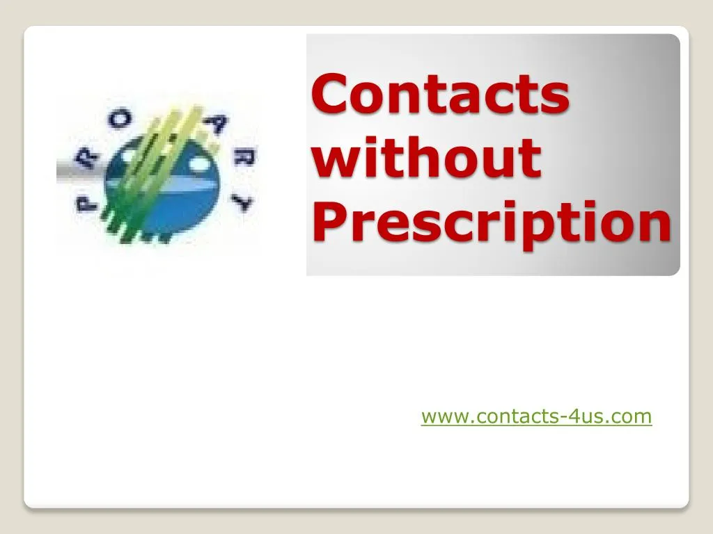 contacts without prescription