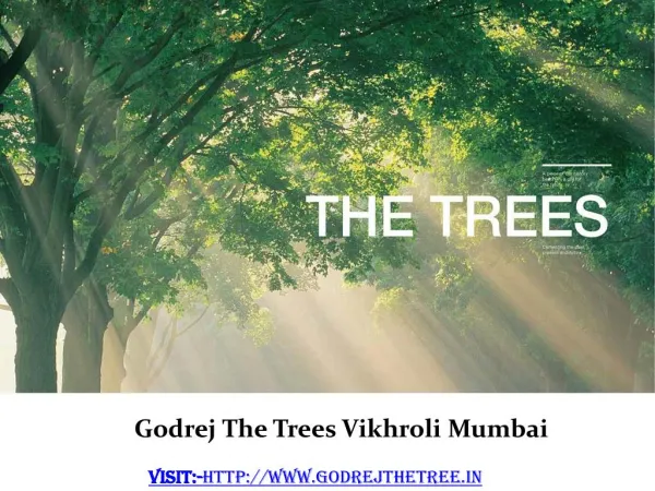 Godrej The Trees New Housing Project Vikhroli Mumbai