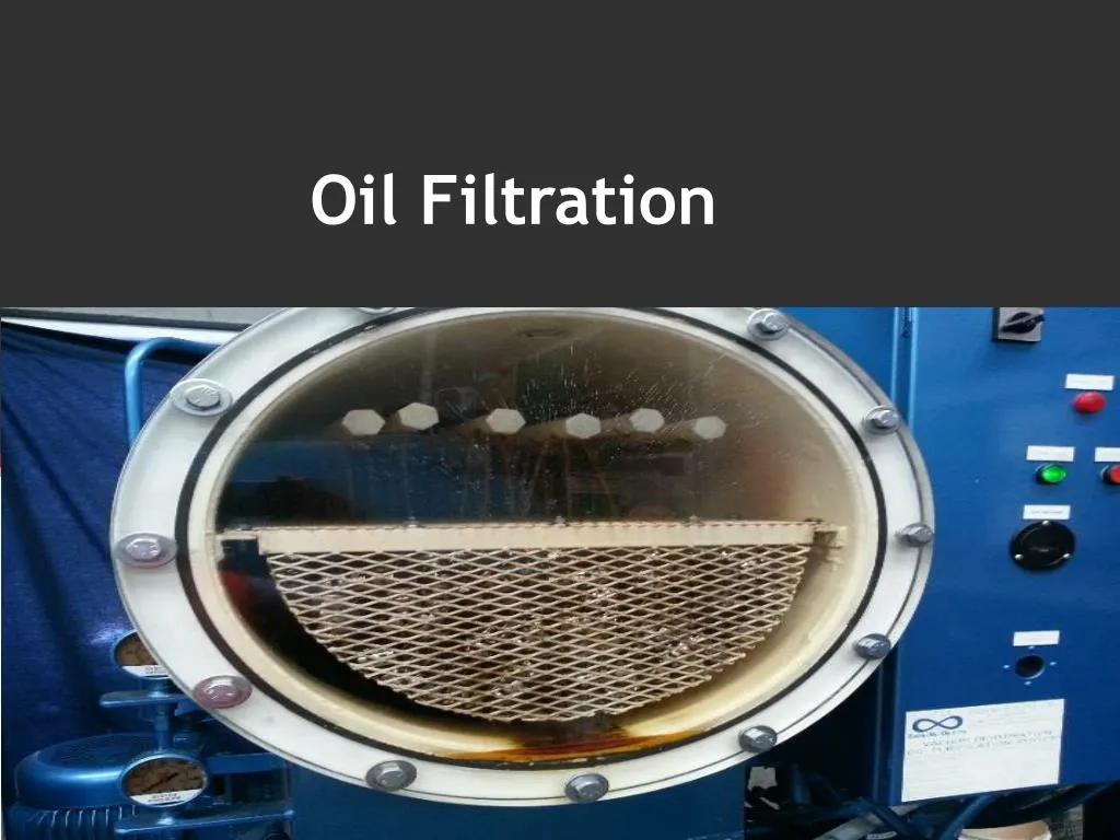 oil filtration