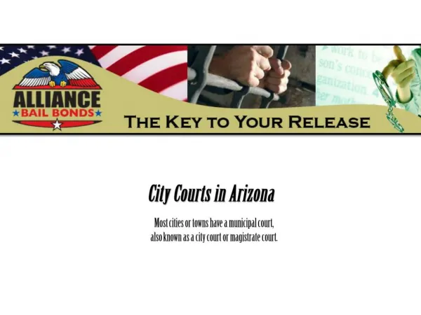 City Courts in Arizona | Alliance Bail Bonds