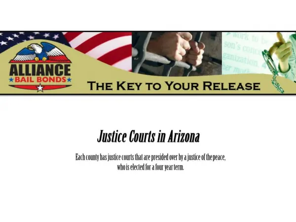 Justice Courts in Arizona | Alliance Bail Bonds