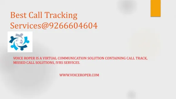 Best Call Tracking Services