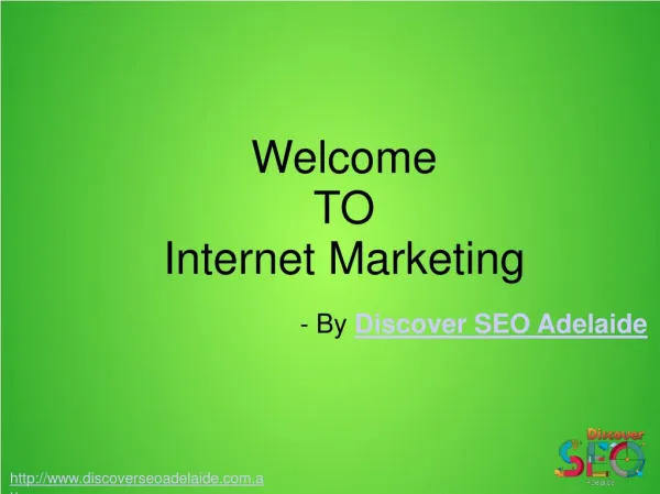 Internet Marketing Service offer by Discover SEO Adelaide