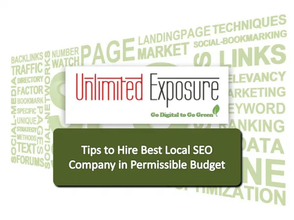 Tips to Hire Best Local Seo Company in Permissible Budget