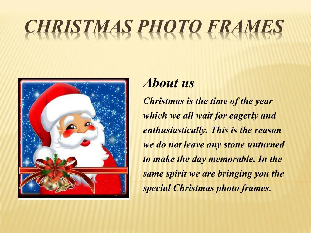 christmas photo frames