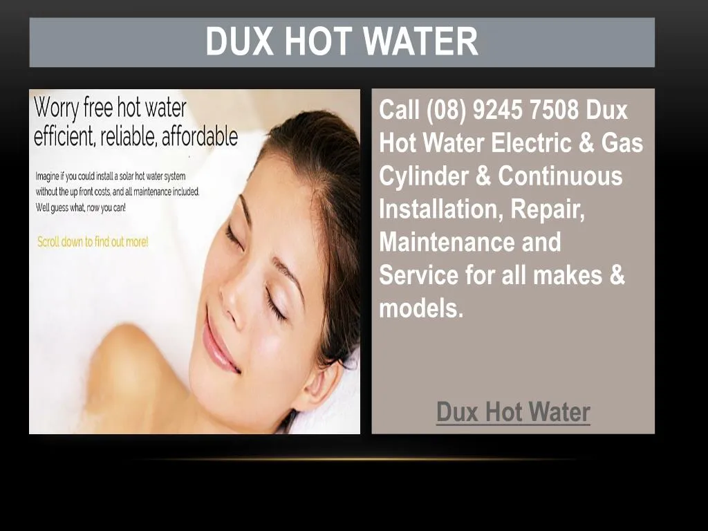 dux hot water