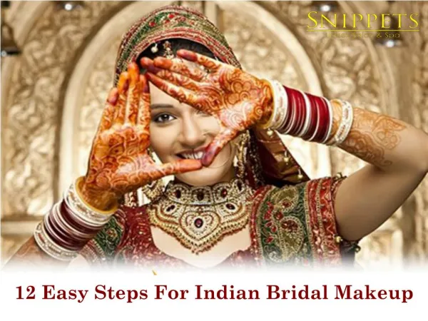 Bridal make up Tips - Unisex Spa Bangalore