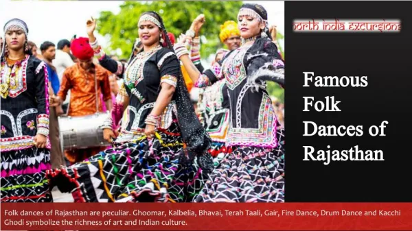 Famous Rajasthani Folk Dances