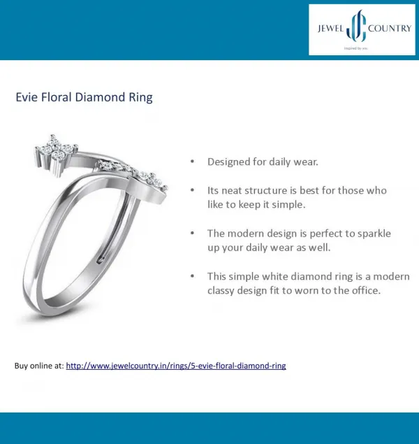 Evie Floral Diamond Ring