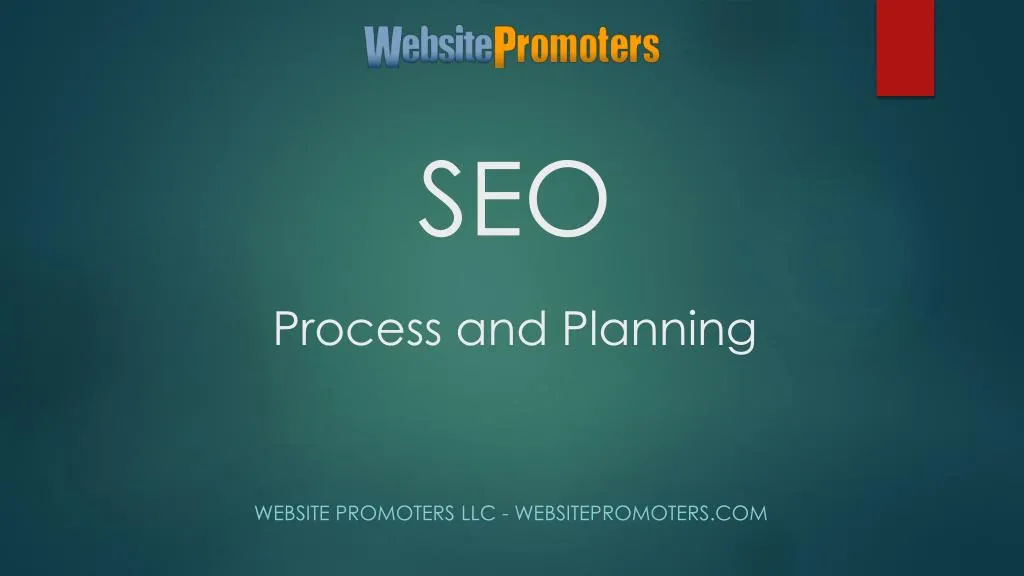 seo process and planning