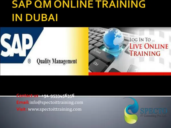 sap qm online training in canada