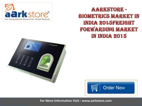 Aarkstore Biometrics Market in India 2015