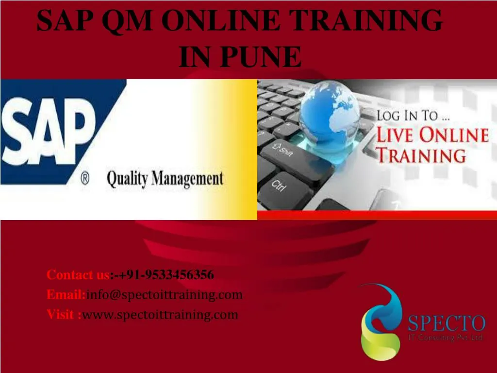 sap qm online training in pune