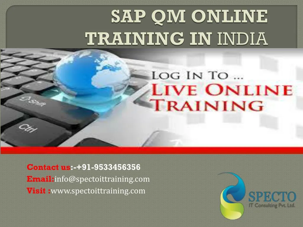 sap qm online training in india