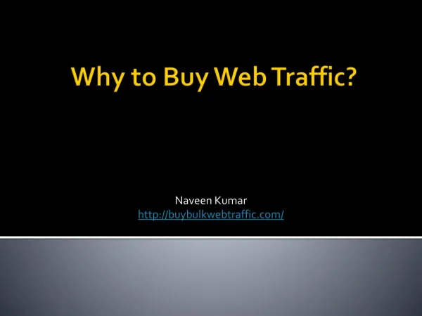 Advantages For Buying Web Traffic