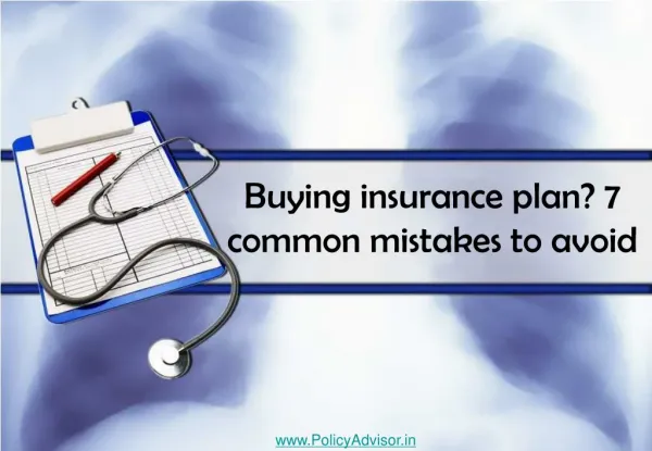7 Mistakes to Avoid When Buying Health Insurance