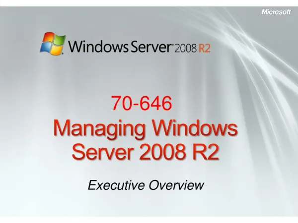 Pass4sure 70-646 Windows Server 2008, Server Administrator