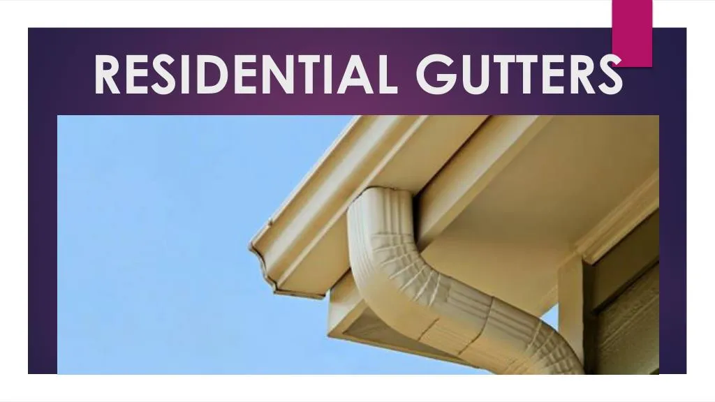 residential gutters