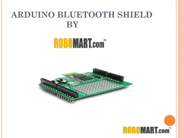 Buy Arduino Bluetooth Shield by Robomart